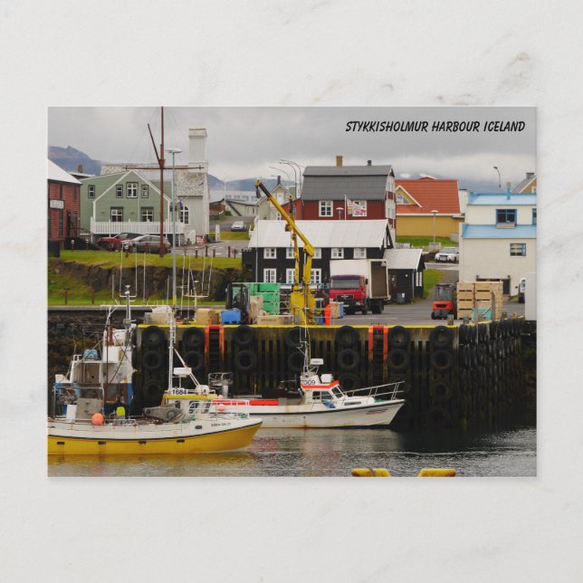 Stykkisholmur Harbour Islande Carte postale (Devant)