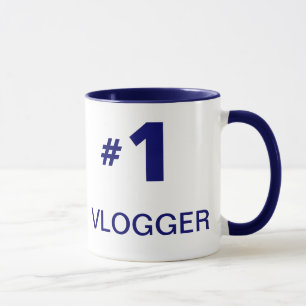 Style 2 de tasse de #1 Vlogger (gaucher)