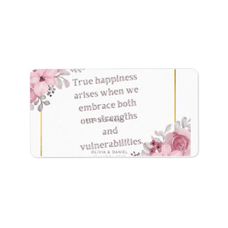 Style: Address Labels Keep the hand cramps at bay 