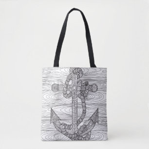 Style Anchor And Rope 2 Tote Bag