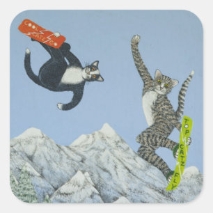 Style and ability square sticker