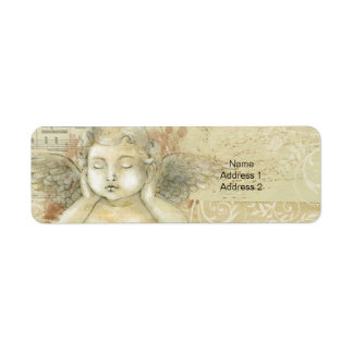 Style antique Cherub Angel avec les mains au-dessu