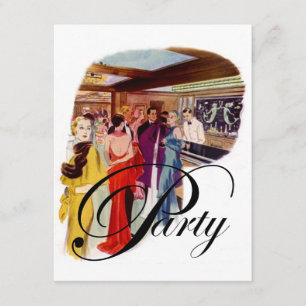 Style Art Déco Art Déco du Parti Invitation