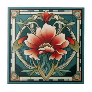 Style Art déco motif céramique carreaux