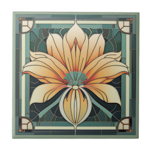 Style Art déco motif céramique carreaux