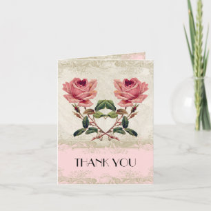 Style baroque Vintage Rose Blush Merci Notes
