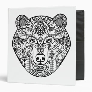 Style Bear Head Binder