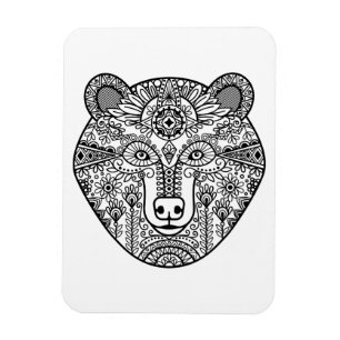 Style Bear Head Magnet
