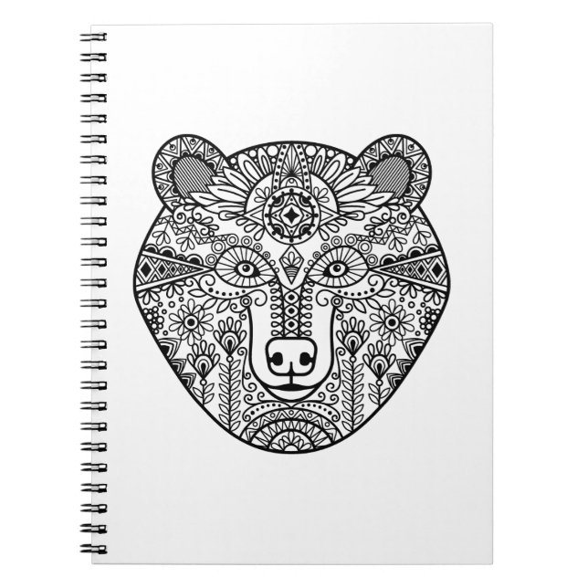 Style Bear Head Notebook (Front)