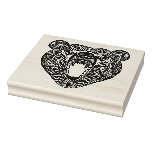 Style Bear Rubber Stamp (Stamp)