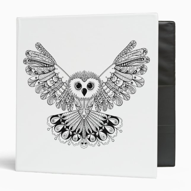 Style Black Owl Binder (Front/Inside)