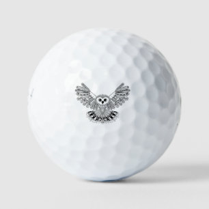 Style Black Owl Golf Balls