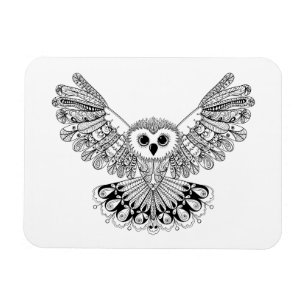 Style Black Owl Magnet