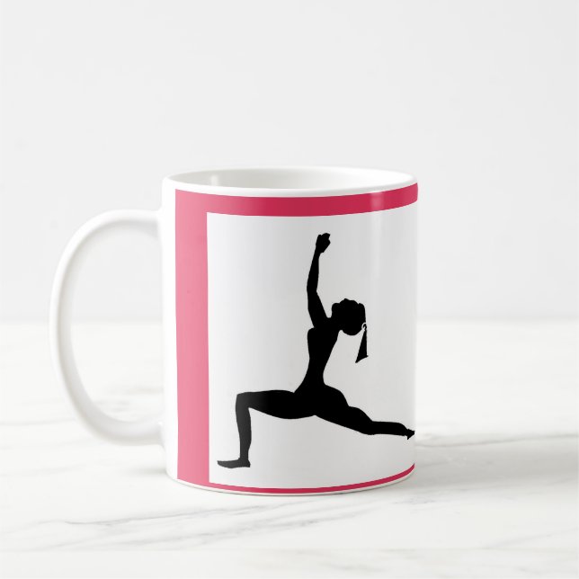 Style blanc / rouge : Mug classique / Coupe café (Gauche)