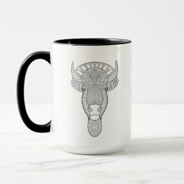 Style Bull Head Mug (Left)