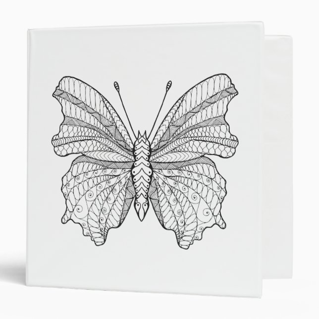 Style Butterfly 3 Binder (Front/Inside)