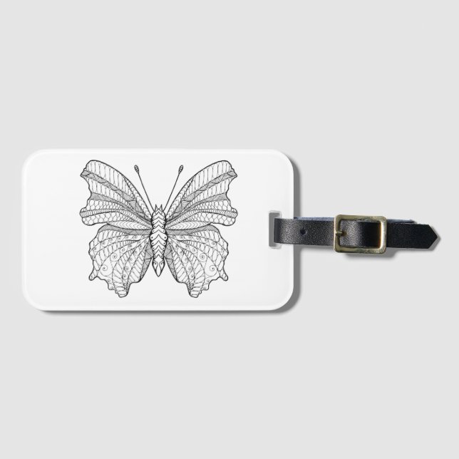 Style Butterfly 3 Luggage Tag (Front Horizontal)