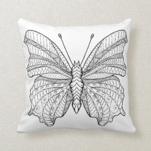 Style Butterfly 3 Throw Pillow