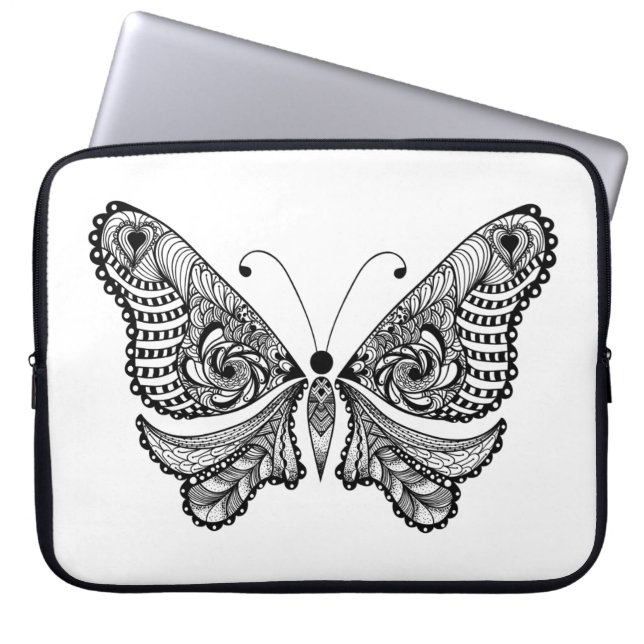 Style  Butterfly Laptop Sleeve (Front)