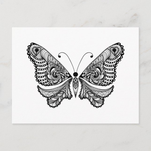 Style  Butterfly Postcard (Front)