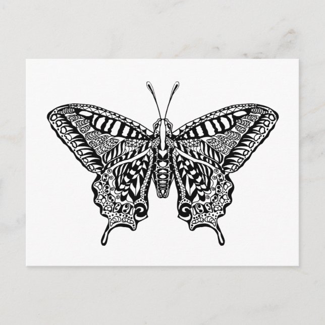 Style Butterfly Postcard (Front)