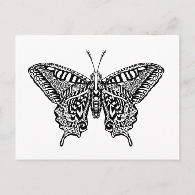 Style Butterfly Postcard (Front)