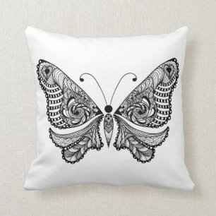 Style  Butterfly Throw Pillow