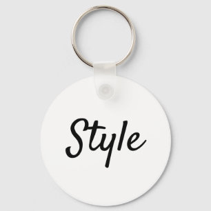 Style Button Keychain