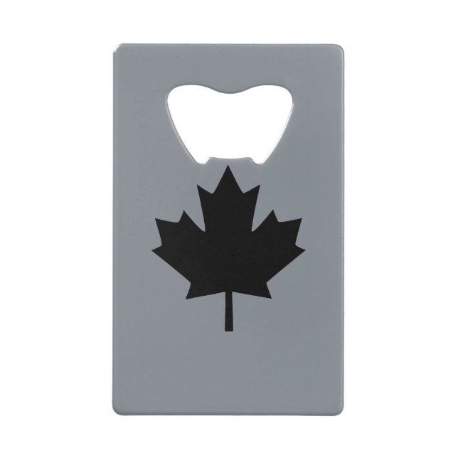 Style canadien de feuille d'érable noire (Devant)