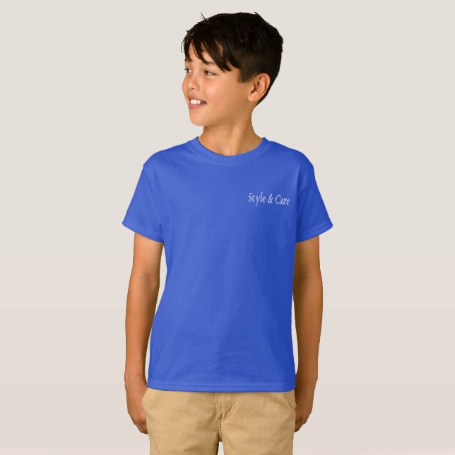 Style & Care Deep Royal Colour T-Shirt (Front Full)