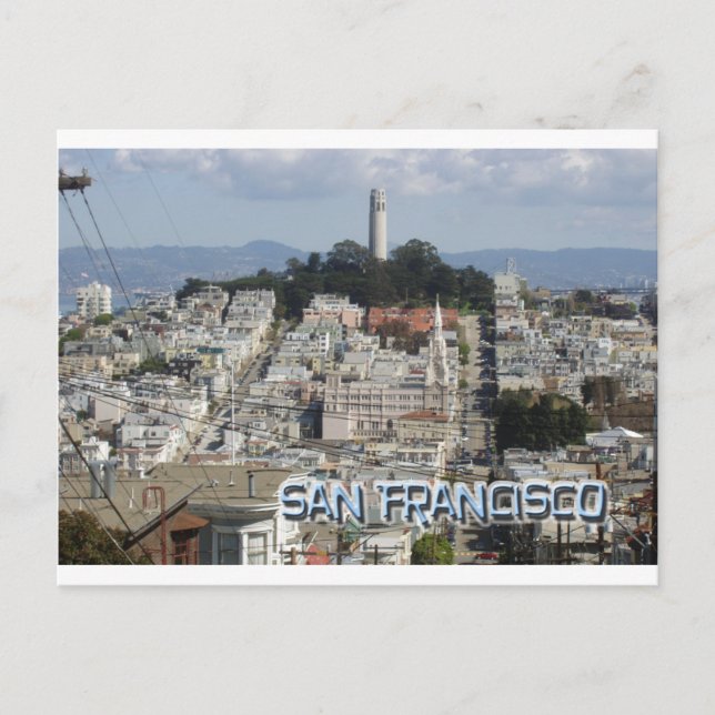 Style carte postale San Francisco (Devant)