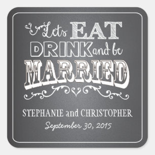 Style Chalkboard Stickers Favonalized Personnalisé