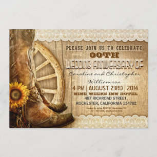 style champêtre bois rustique invitations annivers