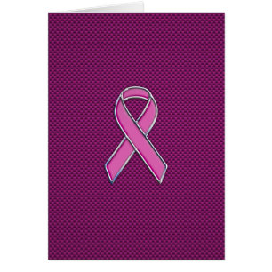 Style Chrome Pink Ribbon Sensibilisation Fibre de 