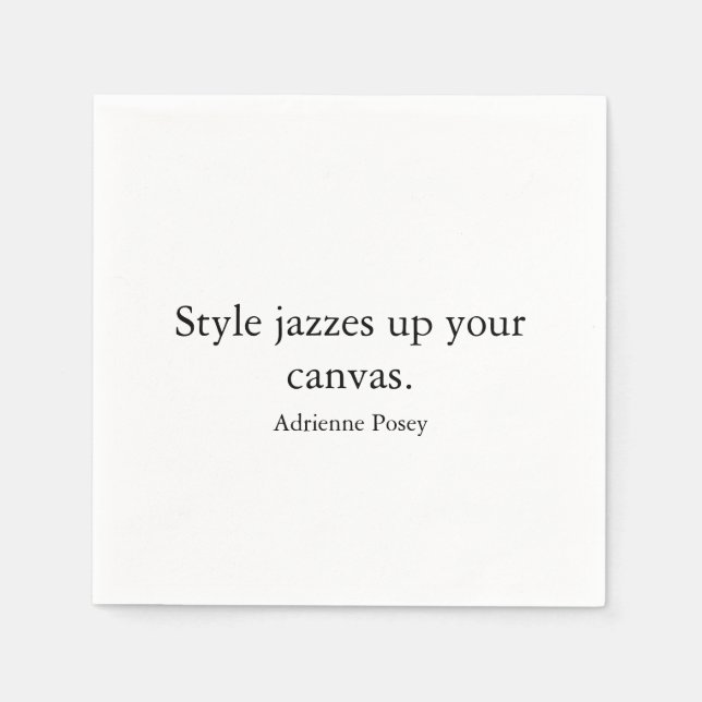 Style Cocktail Napkins (Front)