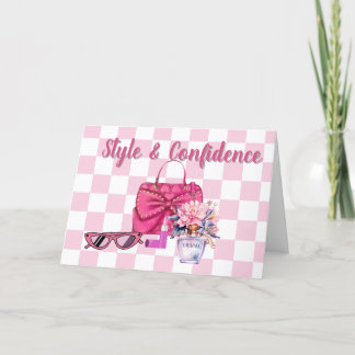 Style & Confidence Folded Note Card