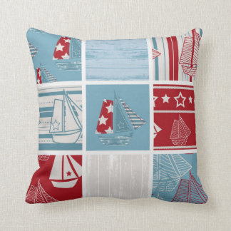 Style contemporain 1 de coussin de bateau à voile