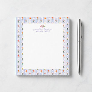 Style Cottage, du bureau de bloc-notes floral