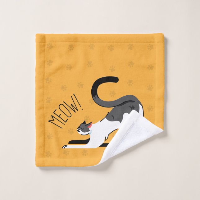 Style Cute Cat Design (Gant de toilette)