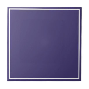 Style d'art aborigène uniforme violet Carreau de c