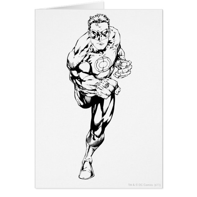 Style de bande dessinée - Coureur, noir et blanc (Devant)