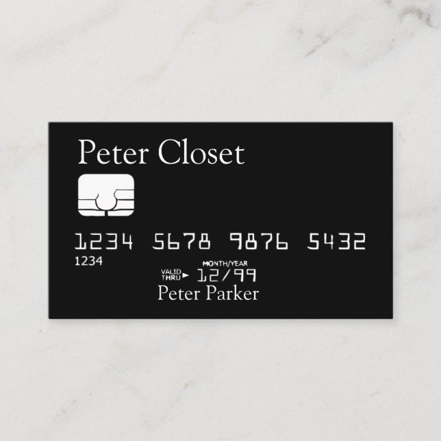 Style de carte de crédit (Devant)