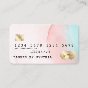 Style de carte de crédit Abstrait moderne