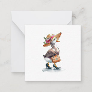 Style de carte postale d'oie glorieuse