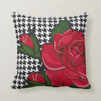 Style de Coussin moderne Rose rouge 2