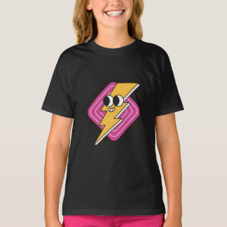 Style de dessin animé rose jaune tshirt Couleurs n