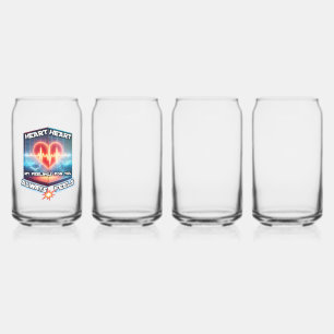 Style de la verrerie : verre à canette imprimé, Se