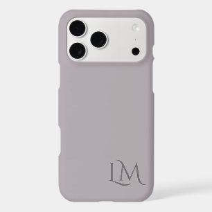 Style de marquage Monogramme Taupe Classique