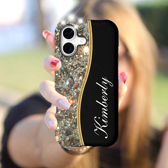 Style de monogramme Bling Classy (Créateur téléchargé)