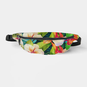 Style de peinture à l'huile florale tropicale